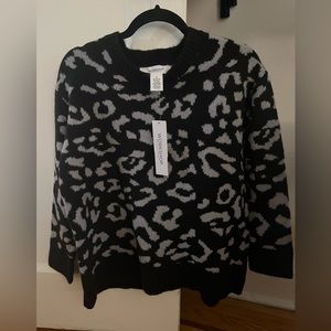 NWT: workshop blue sweater, size medium